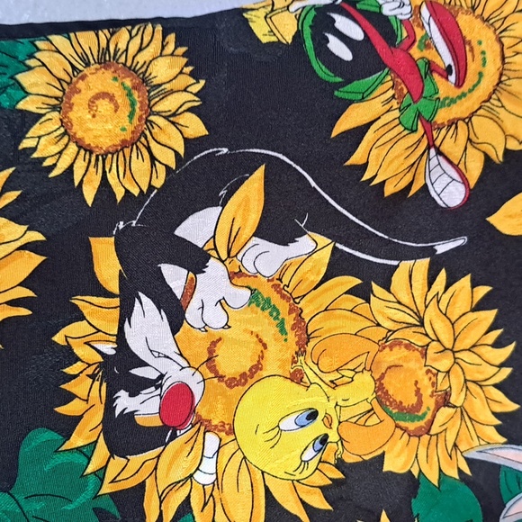 Vintage Looney Tunes Vest Loose Side Seam One Size Fits Most PTP:19.5" - Picture 2 of 7